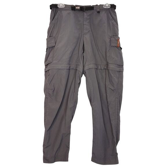 REI Convertible Hiking Pants Mid Rise Tapered Leg Lightweight Gray Womens Sz 6P - Picture 2 of 9